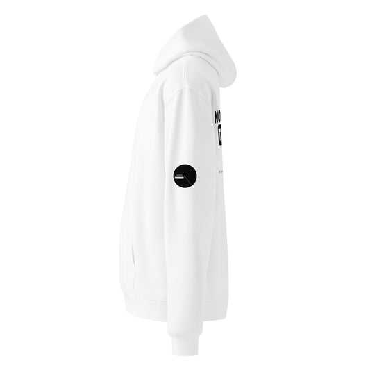 notforworkwear logoff no labor today hoodie white left sleeve