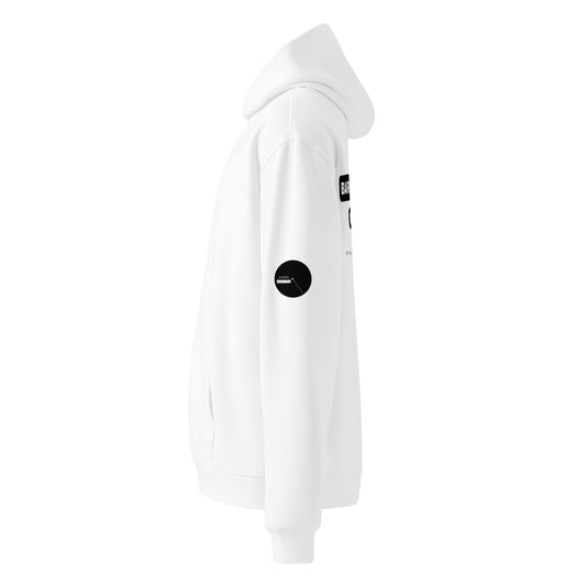 notforworkwear bare minimum club hoodie white left sleeve