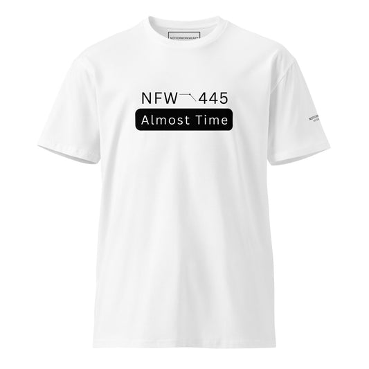 notforworkwear nfw445 almost time signature edition 001 tshirt white front graphic